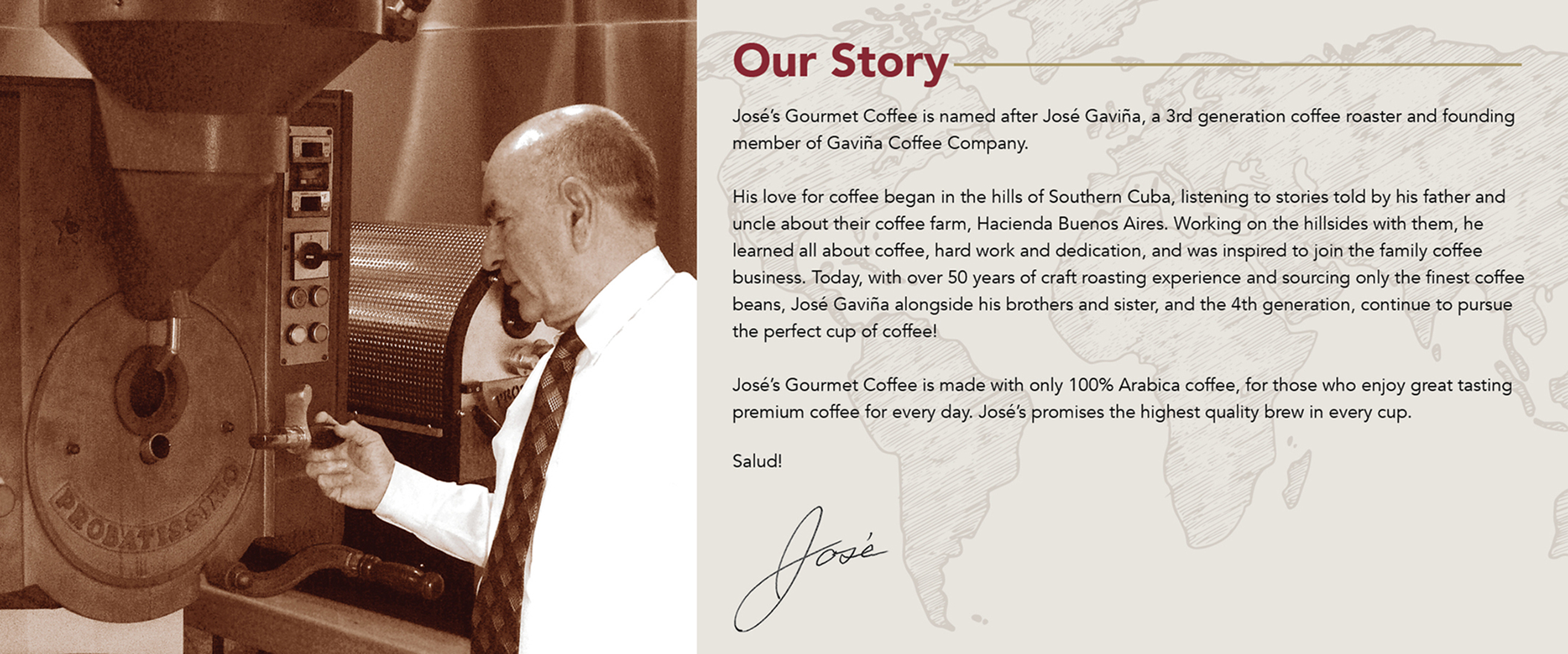 Joses Gourmet Coffee About Us
